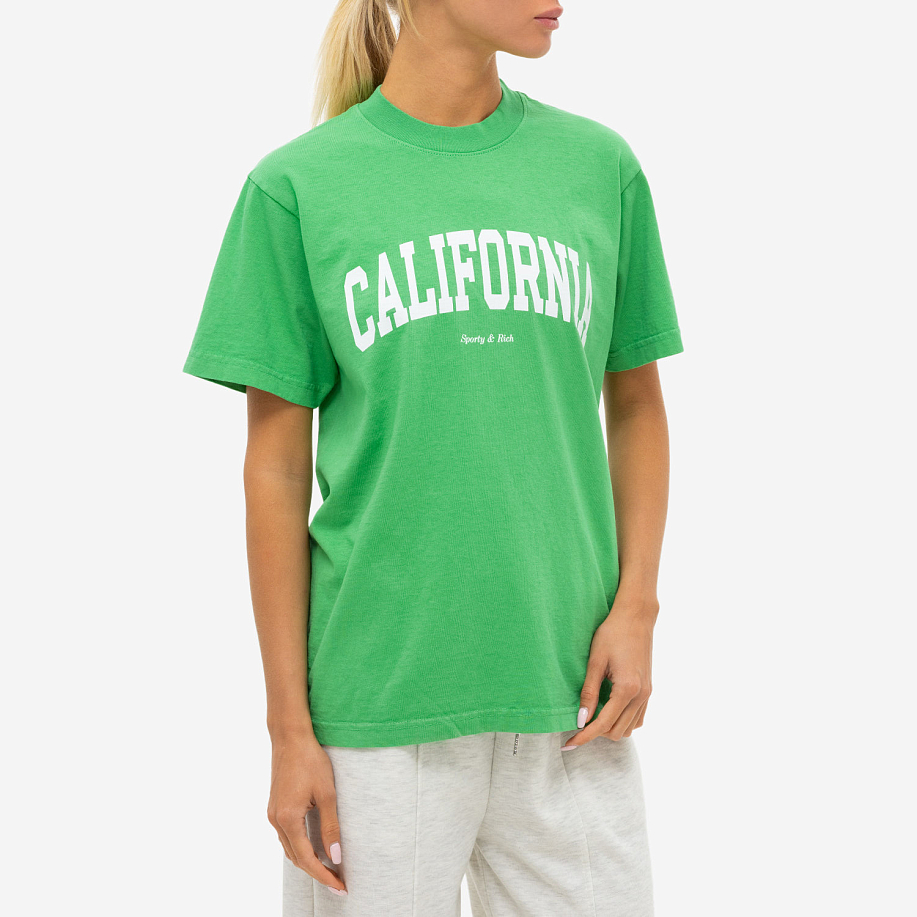 Футболка SPORTY & RICH CALIFORNIA T-SHIRT в интернет магазине Peakwww.peakstore.ru - 2 фото