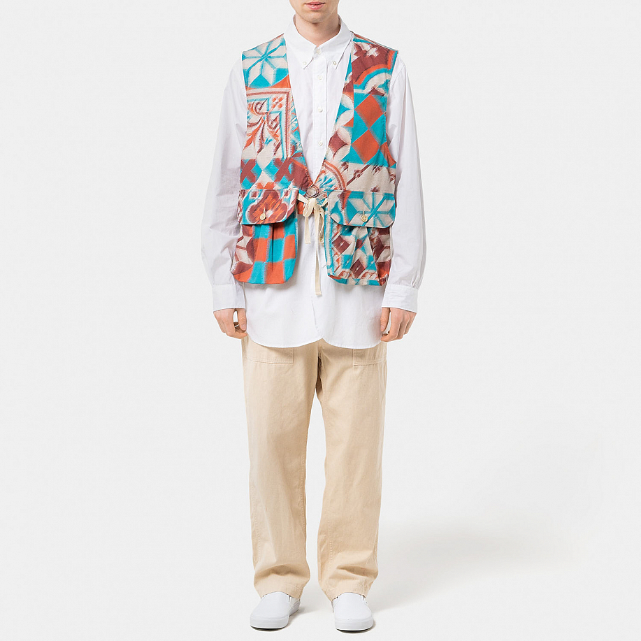 Жилет ENGINEERED GARMENTS FOWL VEST - 19 фото Жилет ENGINEERED GARMENTS FOWL VEST в интернет магазине Peakwww.peakstore.ru - 19 фото