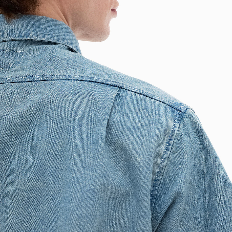 Рубашка THISISNEVERTHAT WASHED DENIM S/S SHIRT в интернет-магазине Peak Conceptwww.peakstore.ru - 30 фото