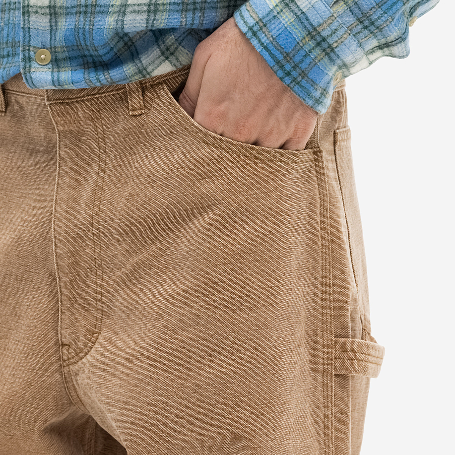 Брюки AURALEE WASHED ORGANIC CANVAS PANTS в интернет магазине Peakwww.peakstore.ru - 8 фото