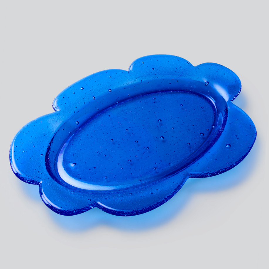 Тарелка SOLID WATER ОВАЛЬНОЕ BLUE - 2 фото Тарелка SOLID WATER ОВАЛЬНОЕ в интернет магазине Peakwww.peakstore.ru - 2 фото
