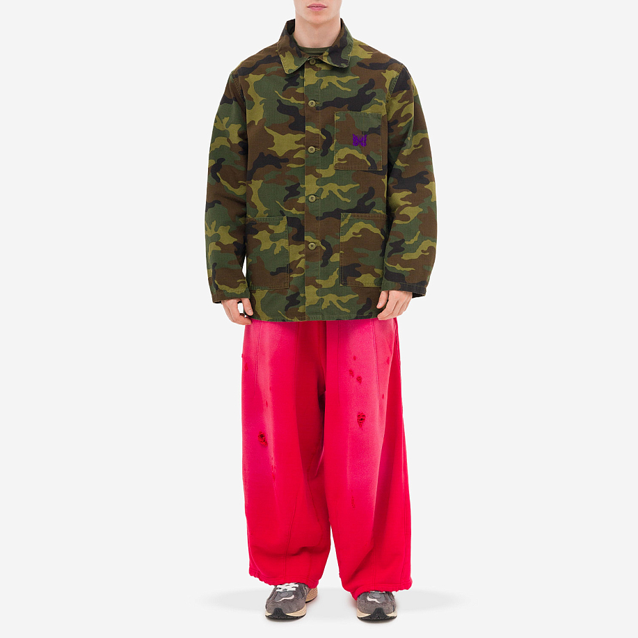 Куртка-рубашка NEEDLES D.N. COVERALL - COTTON RIPSTOP в интернет магазине Peakwww.peakstore.ru - 4 фото