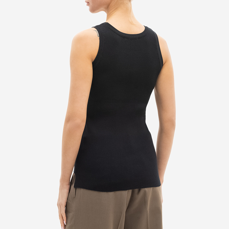 Майка AURALEE GIZA HIGH GAUGE RIB KNIT TANK BLACK - 3 фото Майка AURALEE GIZA HIGH GAUGE RIB KNIT TANK в интернет магазине Peakwww.peakstore.ru - 3 фото