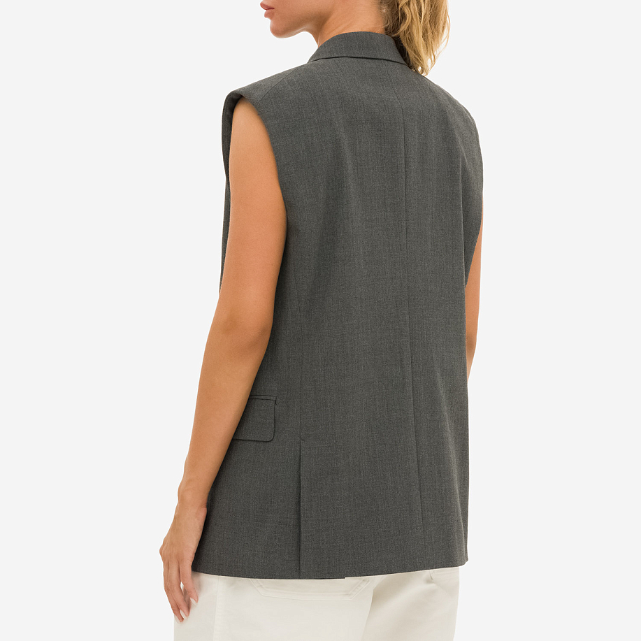 Жилет YLEVE HIGH TWIST SUMMER WOOL OXFORD N/S JK в интернет магазине Peakwww.peakstore.ru - 3 фото