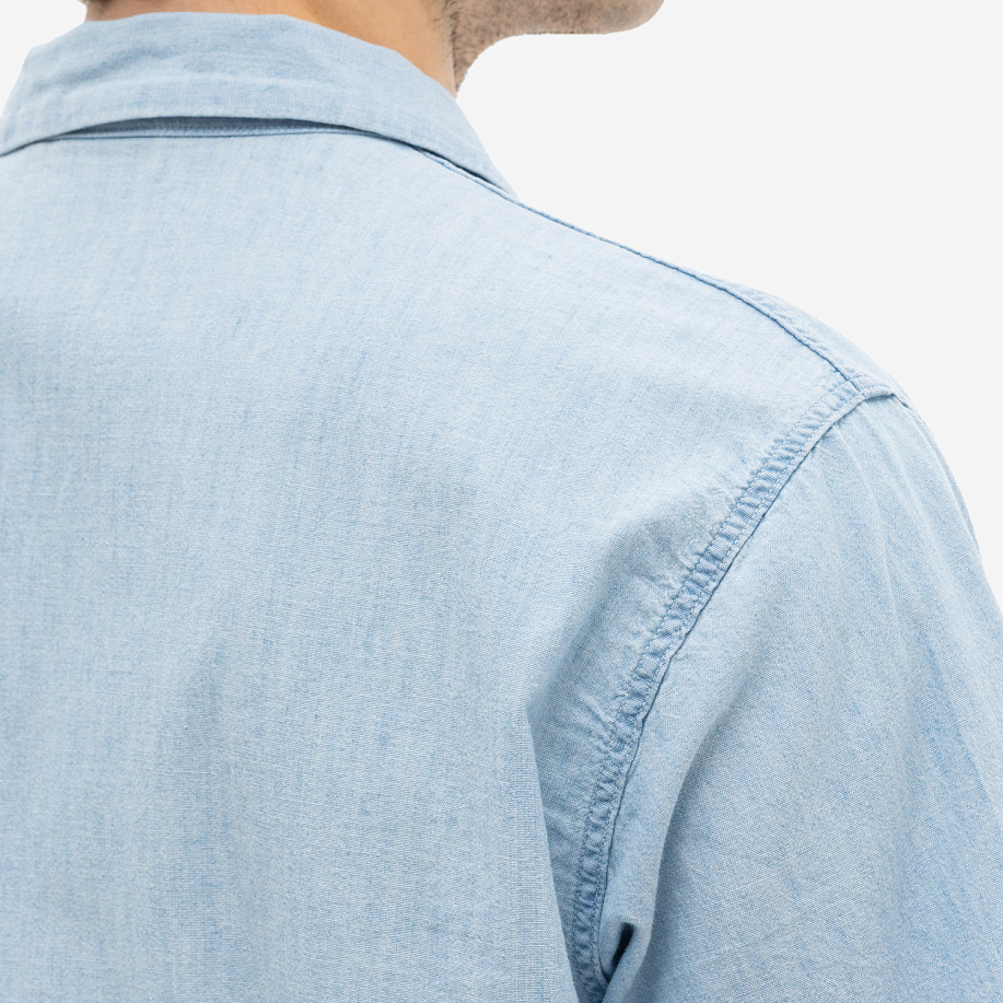 Рубашка ORSLOW SHORT SLEEVE CHAMBRAY WORK SHIRT в интернет-магазине Peak Conceptwww.peakstore.ru - 8 фото