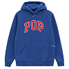 Толстовка POP TRADING COMPANY arch hooded sweat TWILIGHT BLUE