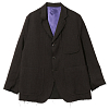 Пиджак NEEDLES RAW EDGE JACKET - W/L HERRINGBONE BLACK