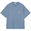 Футболка CARHARTT WIP S/S HUDSON POCKET T-SHIRT SORRENT (CHALK WASH)