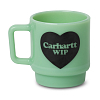 Кружка CARHARTT WIP HEART GLASS MUG JADE
