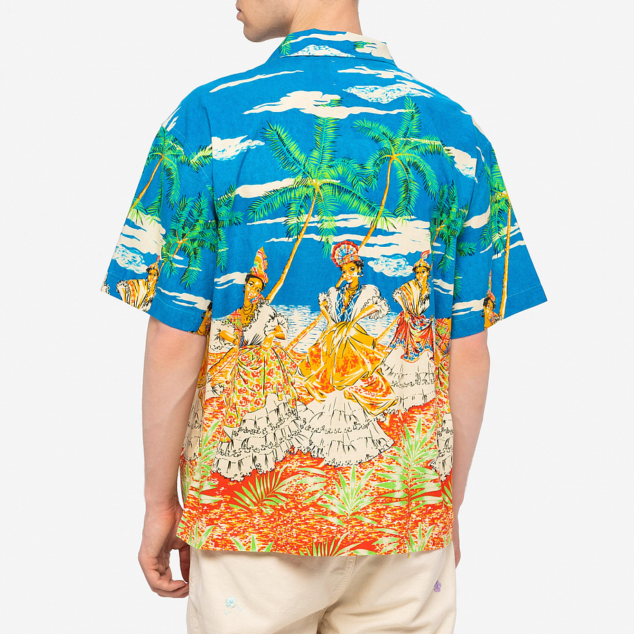 Рубашка PRESIDENT'S RANGI OVER P'S CARAIBIAN PRINT WASHED в интернет магазине Peakwww.peakstore.ru - 6 фото