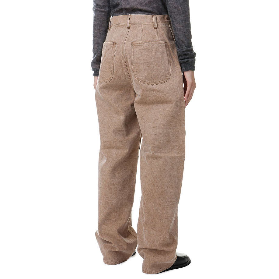 Брюки AURALEE WASHED ORGANIC CANVAS PANTS в интернет магазине Peakwww.peakstore.ru - 6 фото