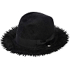 Шляпа KIJIMA TAKAYUKI RABBIT HAIR FELT HAT RIBBON BLACK