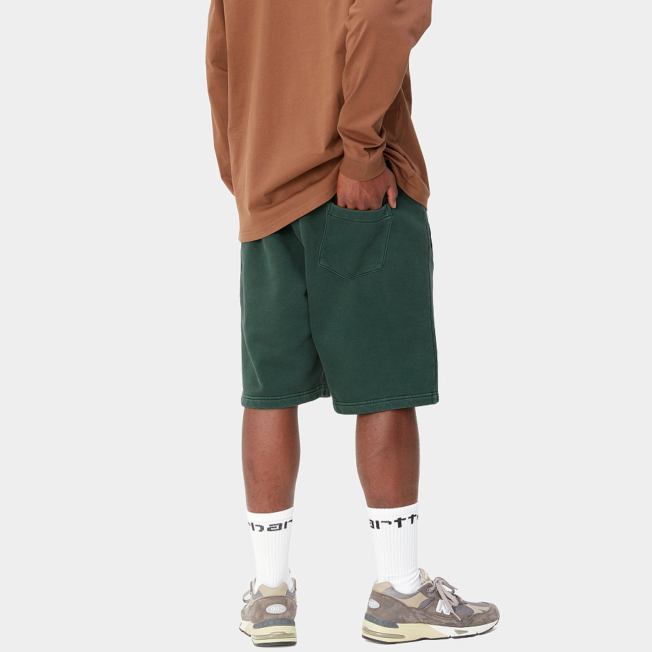 Шорты CARHARTT WIP DUSTER SWEAT SHORT стильные в Peak StoreDISCOVERY GREEN (GARMENT DYED) - 3 фото Шорты CARHARTT WIP DUSTER SWEAT SHORT в интернет магазине Peakwww.peakstore.ru - 3 фото