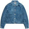 Джинсовая куртка AURALEE SELVEDGE FADED LIGHT DENIM BLOUSON INDIGO