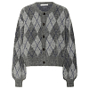 Кардиган GESTUZ GZSASI CARDIGAN CHECK DARK GREY/GREY/BLUE COMB