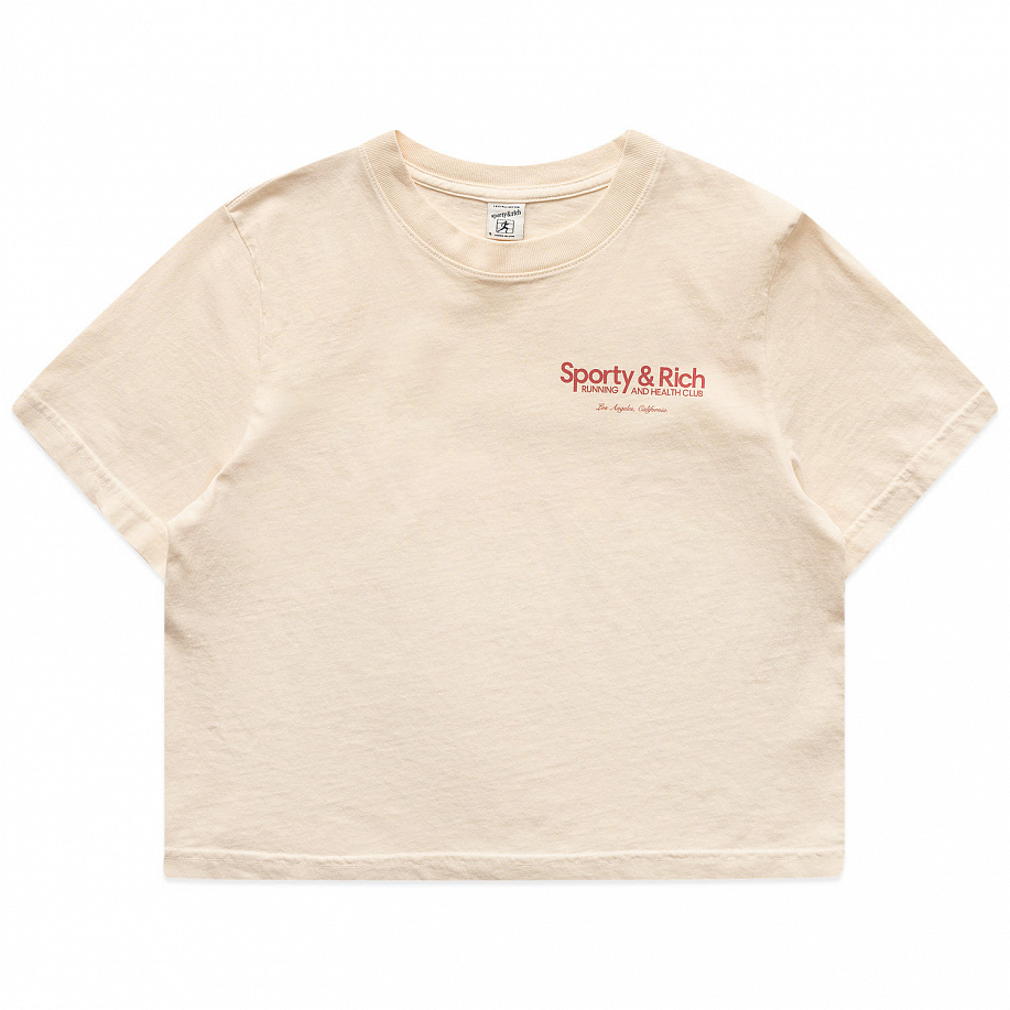 Футболка SPORTY & RICH CLUB CROOPED T SHIRT в интернет-магазине Peak Conceptwww.peakstore.ru - 1 фото