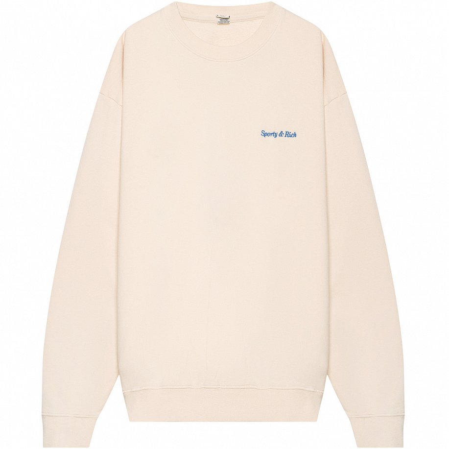 Толстовка SPORTY & RICH CLASSIC LOGO CREWNECK в интернет-магазине Peak Conceptwww.peakstore.ru - 1 фото