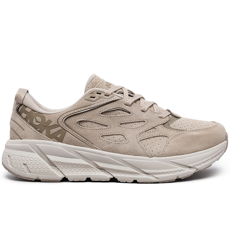 Кроссовки HOKA M CLIFTON L SUEDE SIMPLY TAUPE/PUMICE STONE - 1 фото Кроссовки HOKA M CLIFTON L SUEDE в интернет магазине Peakwww.peakstore.ru - 1 фото