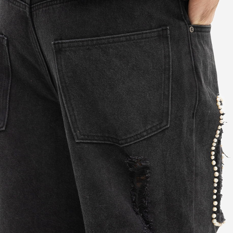Джинсы GLASS CYPRESS BLACK PEARLED DENIM - 8 фото Джинсы GLASS CYPRESS BLACK PEARLED DENIM в интернет магазине Peakwww.peakstore.ru - 8 фото