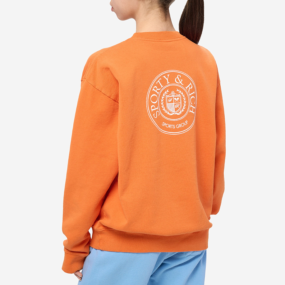 Толстовка SPORTY & RICH CONNECTICUT CREST CREWNECK в интернет магазине Peakwww.peakstore.ru - 3 фото