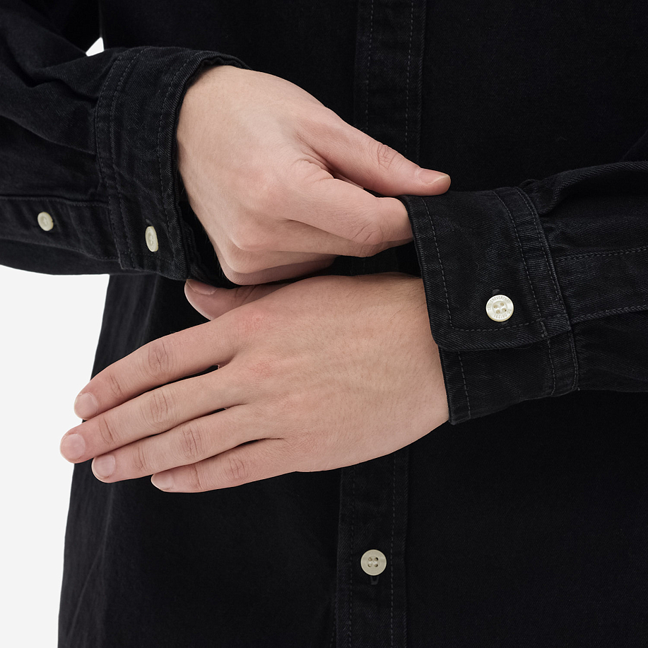 Рубашка THISISNEVERTHAT WASHED DENIM SHIRT в интернет магазине Peakwww.peakstore.ru - 7 фото