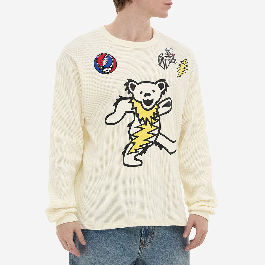 Лонгслив THISISNEVERTHAT GD PEACE BEARS WAFFLE L/S TOP в интернет-магазине Peak Conceptwww.peakstore.ru - 2 фото