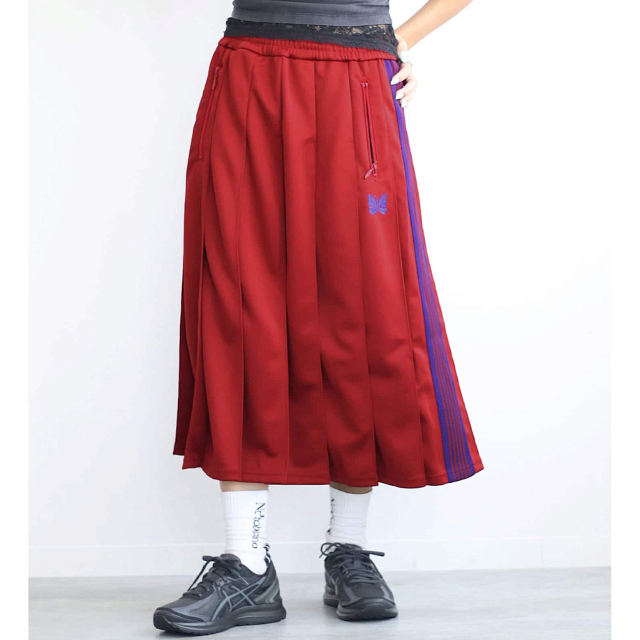 Юбка NEEDLES PLEATED TRACK SKIRT - POLY SMOOTH в интернет-магазине Peak Conceptwww.peakstore.ru - 12 фото