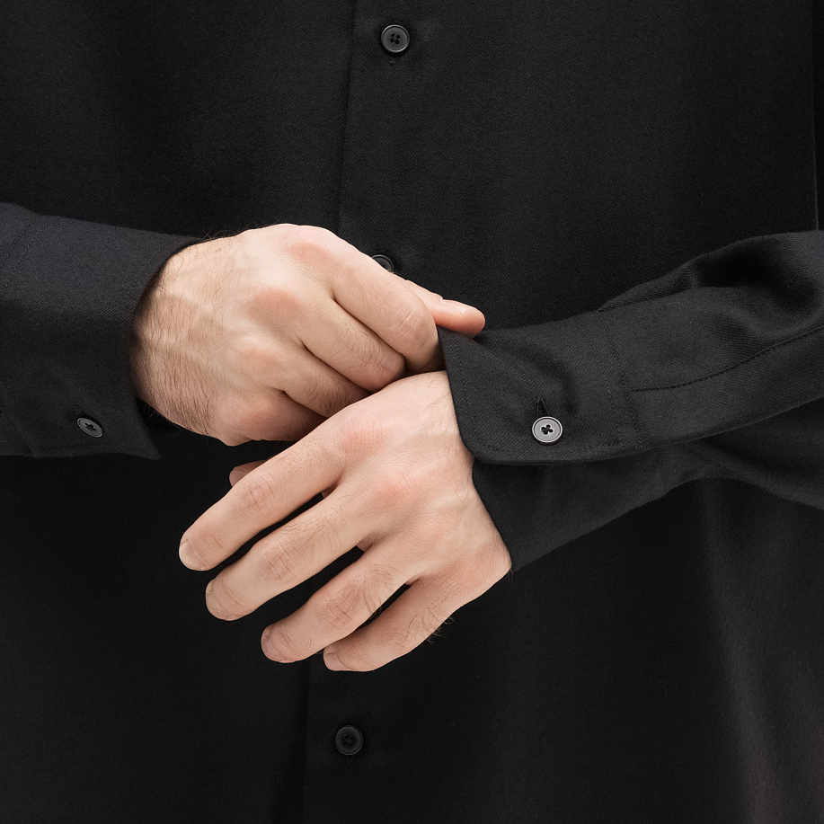 Рубашка AURALEE SUPER LIGHT WOOL SHIRT в интернет-магазине Peak Conceptwww.peakstore.ru - 6 фото