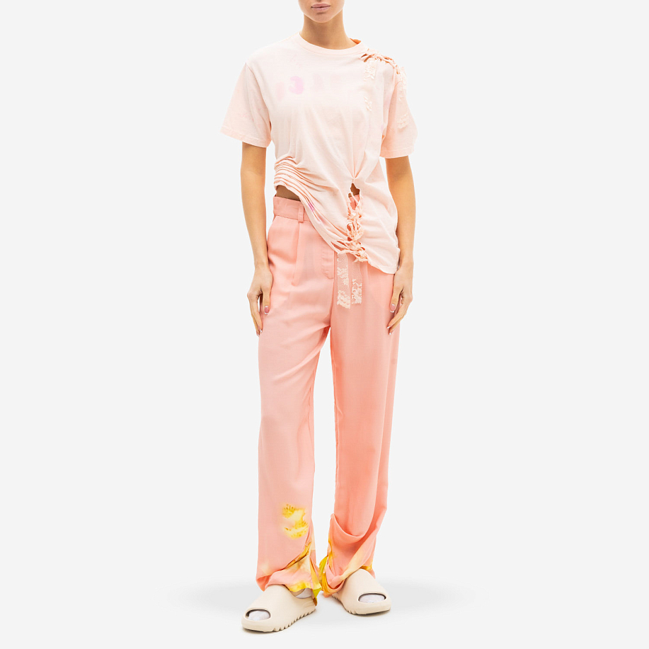 Футболка COLLINA STRADA KATINA LACE TEE в интернет магазине Peakwww.peakstore.ru - 4 фото