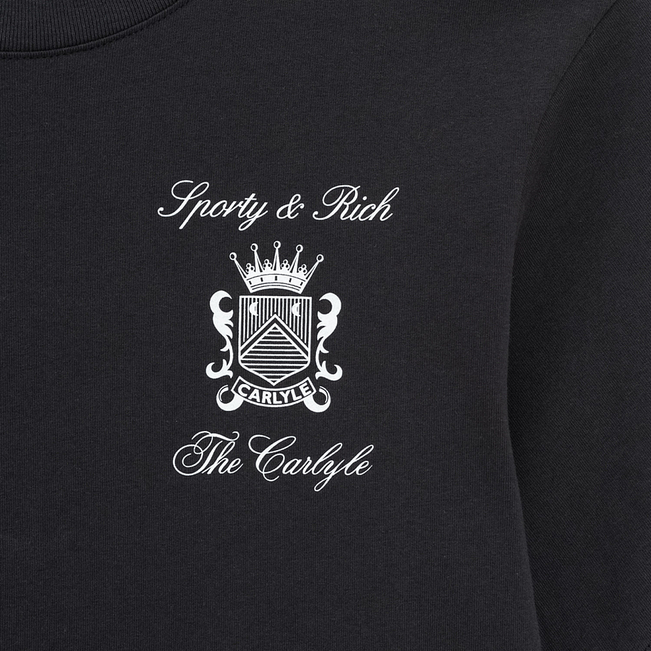 Футболка SPORTY & RICH CARLYLE CREST T-SHIRT - 7 фото Футболка SPORTY & RICH CARLYLE CREST T-SHIRT в интернет магазине Peakwww.peakstore.ru - 7 фото