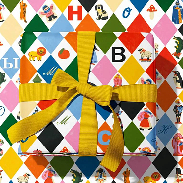 Упаковочная бумага O Paper Paper Новогодние Герои A/S 