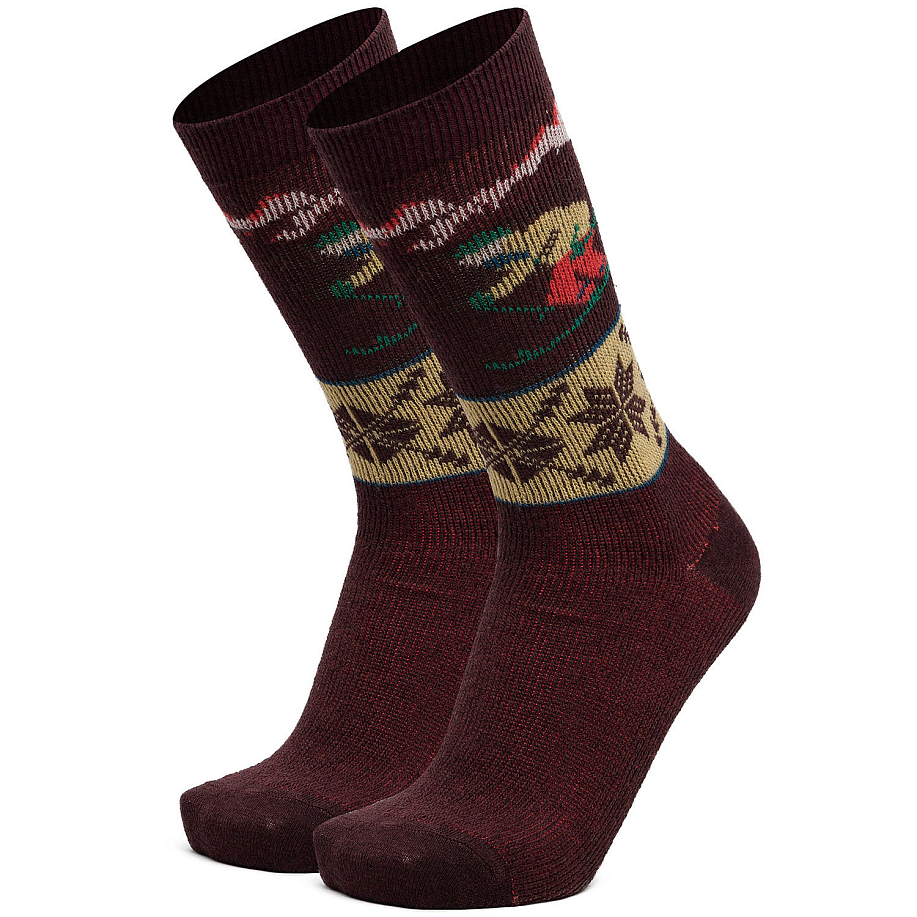 Носки ANONYMOUS ISM WOOL SKI JQ CREW WINE - 1 фото Носки ANONYMOUS ISM WOOL SKI JQ CREW в интернет магазине Peakwww.peakstore.ru - 1 фото