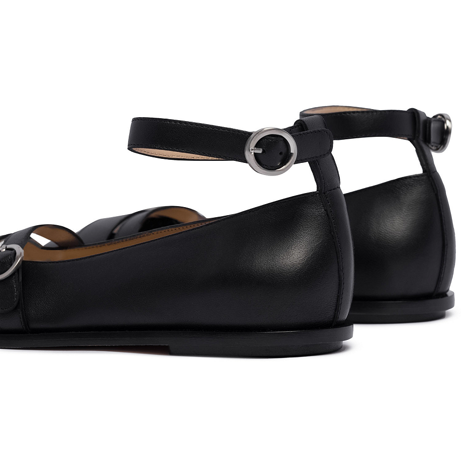 Балетки Niccolo Pasqualetti OBLIQUA BUCKLE FLATS в интернет магазине Peakwww.peakstore.ru - 6 фото
