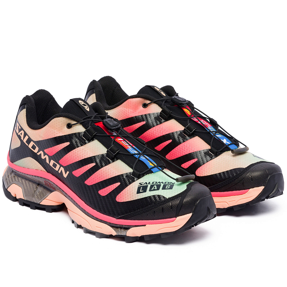 Кроссовки SALOMON XT-4 OG AURORA BOREALIS BLACK/PRAISE SUNSET/SUGAR CORAL - 4 фото Кроссовки SALOMON XT-4 OG AURORA BOREALIS в интернет магазине Peakwww.peakstore.ru - 4 фото