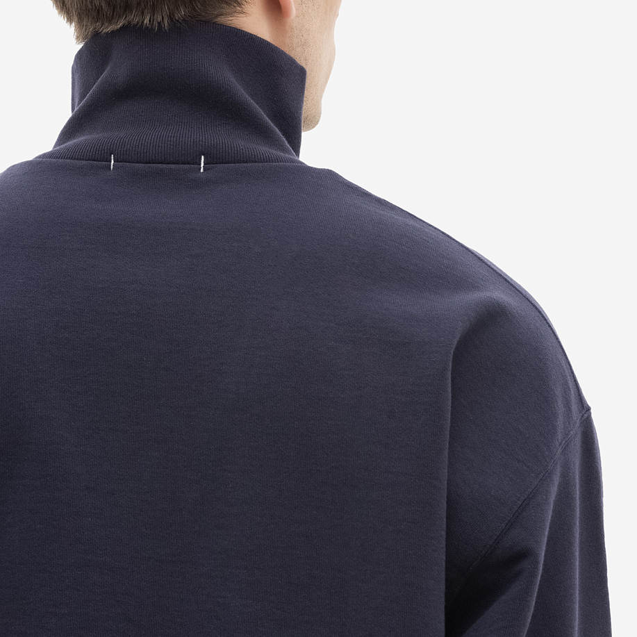 Толстовка YLEVE ORGANIC COTTON BLEND HEAVY WEIGHT FLEECE HALF ZIP NAVY - 7 фото Толстовка YLEVE ORGANIC COTTON BLEND HEAVY WEIGHT FLEECE HALF ZIP в интернет магазине Peakwww.peakstore.ru - 7 фото