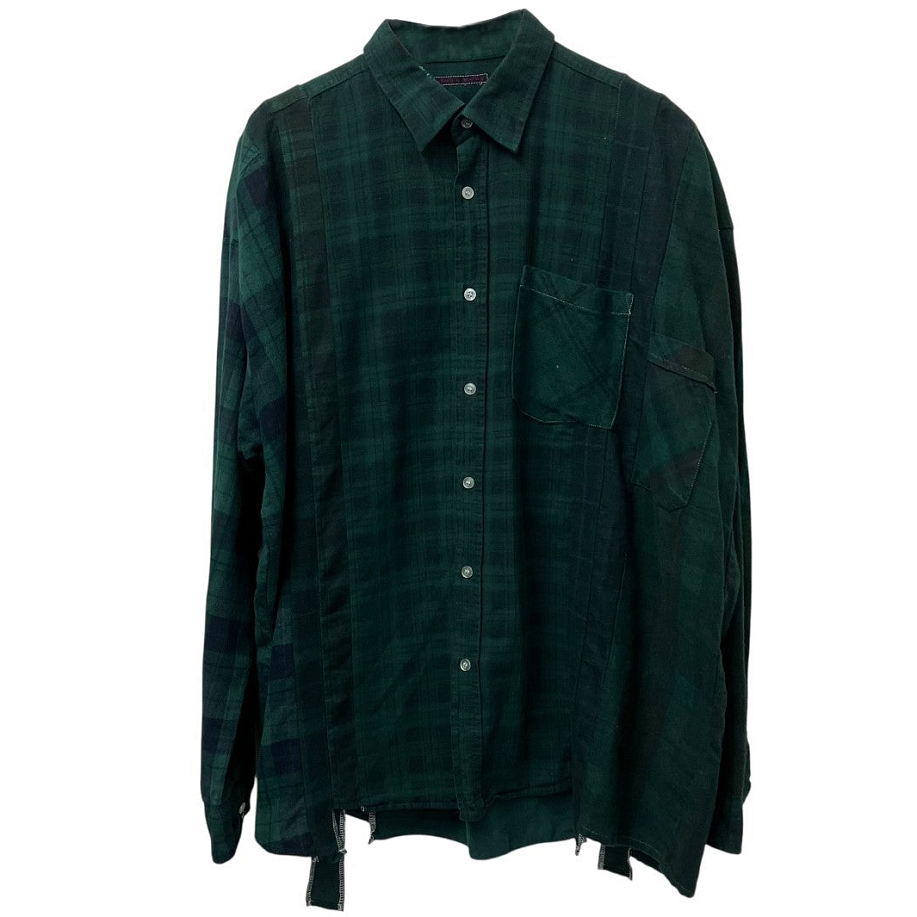 Рубашка NEEDLES REBUILD  FLANNEL SHIRT 7 CUTS WIDE SHIRT в интернет-магазине Peak Conceptwww.peakstore.ru - 1 фото