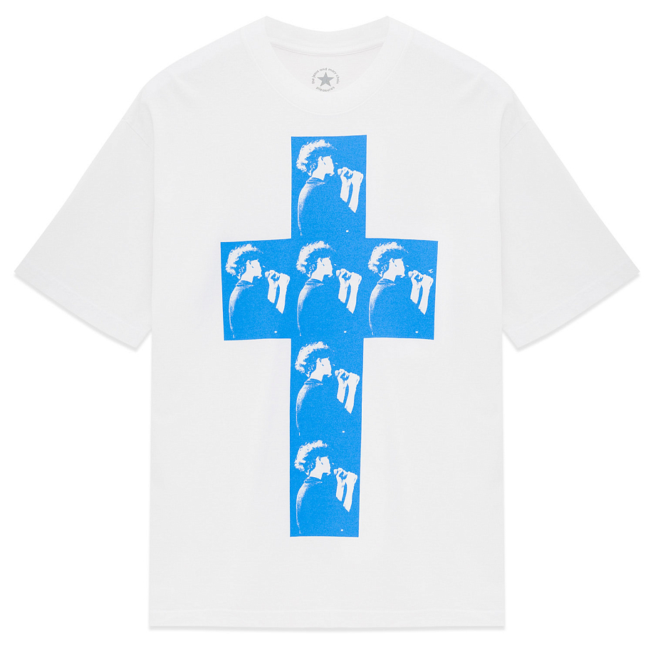 Футболка PLEASURES CROSS T-SHIRT White - 1 фото Футболка PLEASURES CROSS T-SHIRT в интернет магазине Peakwww.peakstore.ru - 1 фото