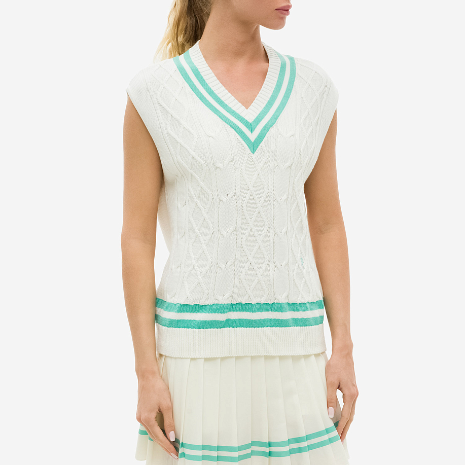 Жилет SPORTY & RICH SRC EMBROIDERED V-NECK VEST - 3 фото Жилет SPORTY & RICH SRC EMBROIDERED V-NECK VEST в интернет магазине Peakwww.peakstore.ru - 3 фото