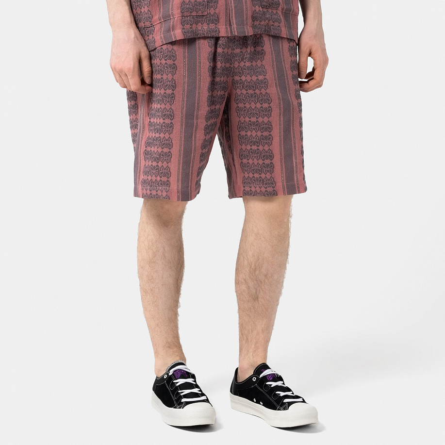 Шорты NEEDLES BASKETBALL SHORT - PAPILLON STRIPE в интернет магазине Peakwww.peakstore.ru - 2 фото