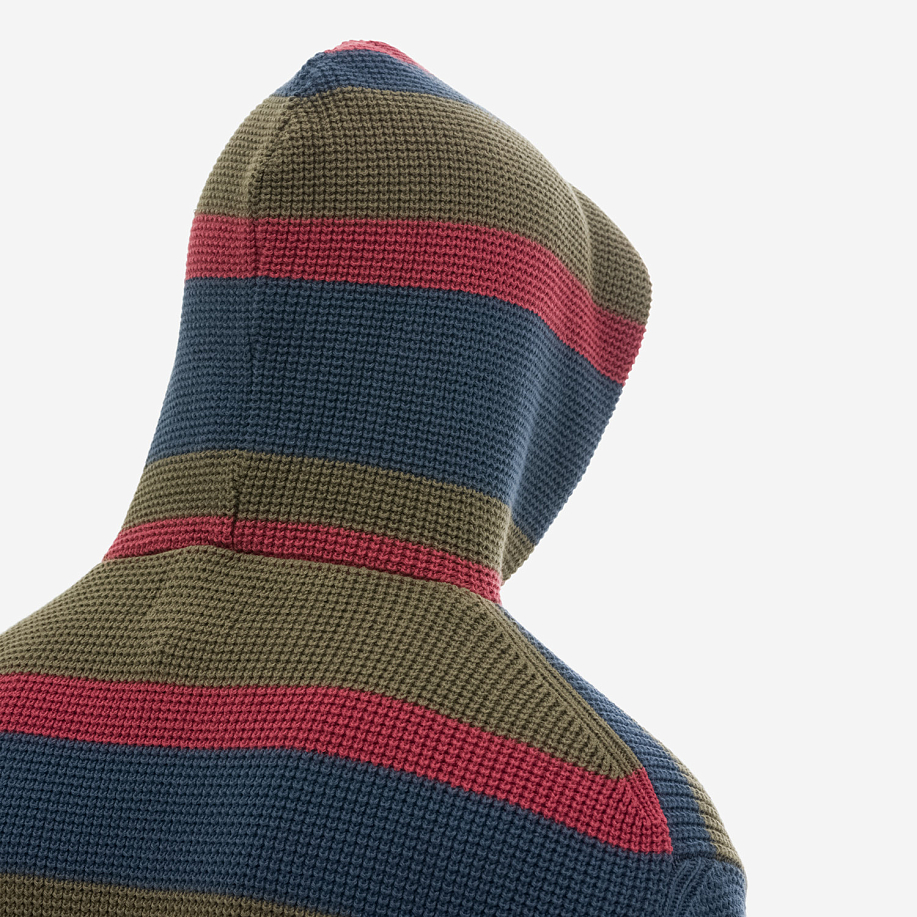 Толстовка THISISNEVERTHAT STRIPED WAFFLE KNIT HOODIE - 12 фото Толстовка THISISNEVERTHAT STRIPED WAFFLE KNIT HOODIE в интернет магазине Peakwww.peakstore.ru - 12 фото