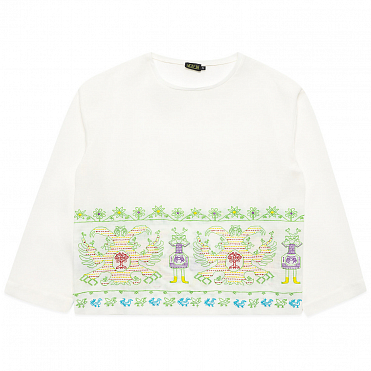 Лонгслив Vereja Long Sleeve TOP With Embroidery SS23 