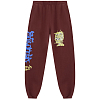 Спортивные брюки BRAIN DEAD SCRAMBLED SWEATPANT MAROON