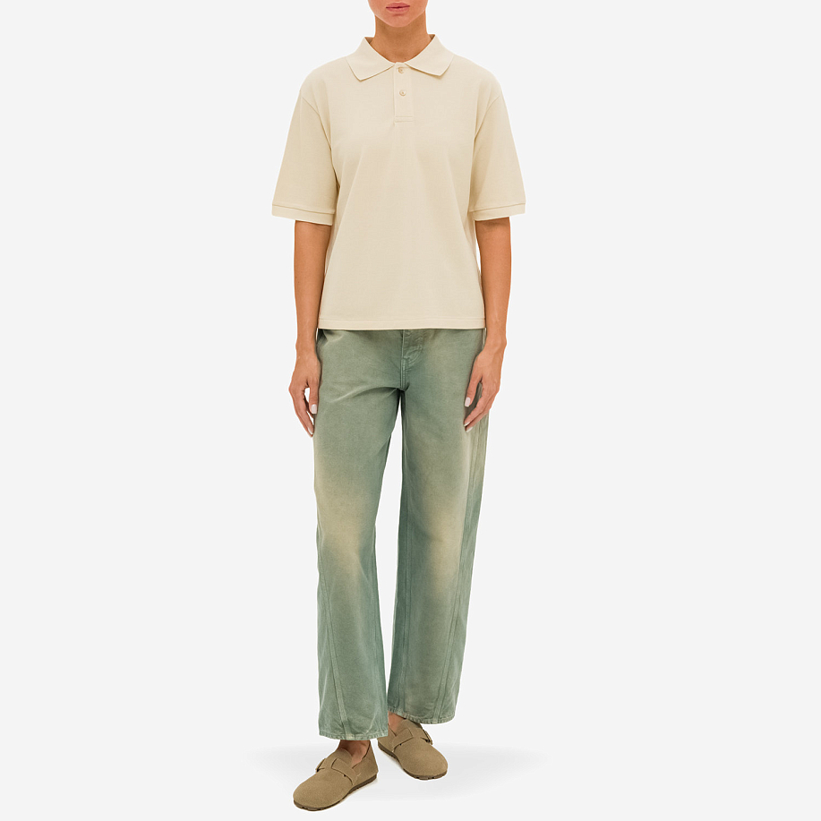Брюки AURALEE ORGANIC COTTON DUCK PANTS в интернет магазине Peakwww.peakstore.ru - 4 фото