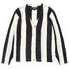 Кардиган STUSSY STRIPE BRUSHED CARDIGAN NATURAL