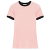 Футболка MARNI RIBBED COTTON T-SHIRT ANTIQUE ROSE