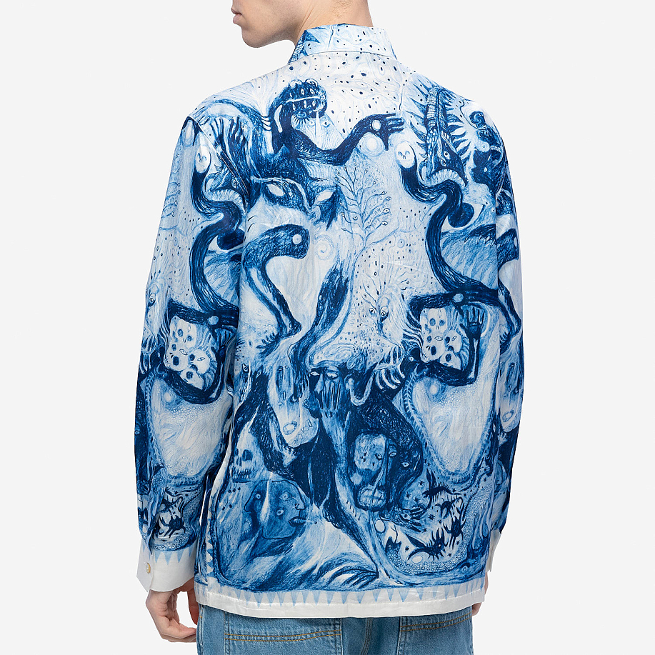 Рубашка ENDLESS JOY HYPNIC JERK BLUE LONG SLEEVE SHIRT в интернет-магазине Peak Conceptwww.peakstore.ru - 2 фото