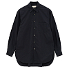 Рубашка YOKE BOXY REGULAR COLLAR SHIRT BLACK