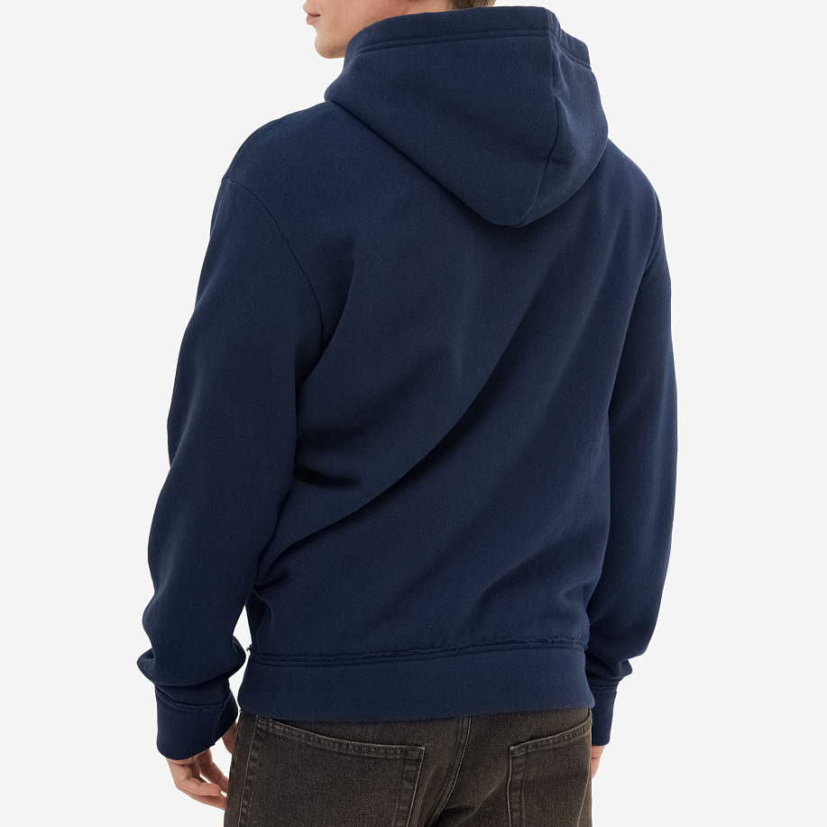 Толстовка COMMISSION TWISTED ZIP-UP HOODIE NAVY - 3 фото Толстовка COMMISSION TWISTED ZIP-UP HOODIE в интернет магазине Peakwww.peakstore.ru - 3 фото