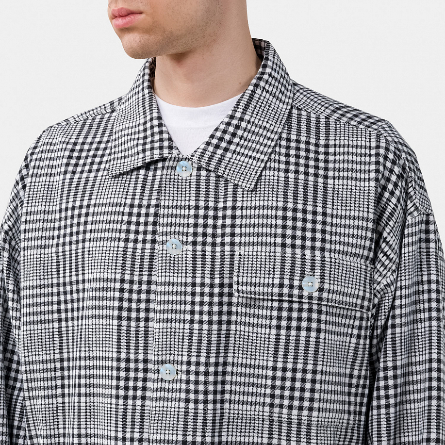 Куртка-рубашка NOMA T.D. GINGHAM CHECK COVERALL в интернет магазине Peakwww.peakstore.ru - 11 фото