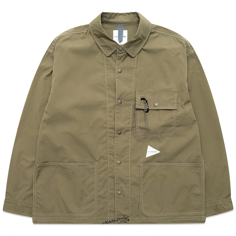 Куртка-рубашка AND WANDER DRY RIP SHIRT JACKET в интернет-магазине Peak Conceptwww.peakstore.ru - 1 фото